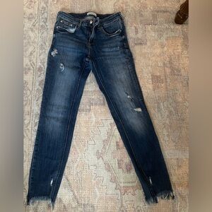 Zara distressed jeans